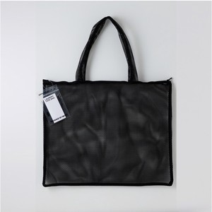 【父の日】メッシュトートバッグ（ブラック）　日本製　洗濯OK『LAUNDRY BAG TOTE/BLACK』