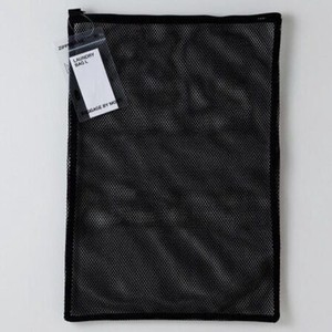 【父の日】メッシュバッグB3サイズ（ブラック）　日本製　洗濯OK『LAUNDRY BAG L/BLACK』
