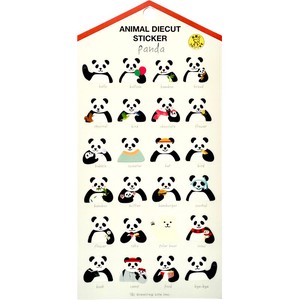 贴纸 贴纸 模切 动物 熊猫