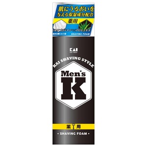 Men’s Kシルクプロテイン配合薬用シェービングフォーム