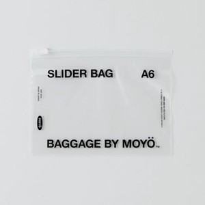 ジッパーバッグA6サイズ（8枚入）　日本製　食品OK『SLIDER BAG A6 (8枚入)』