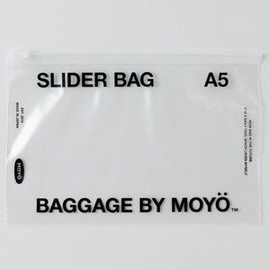 ジッパーバッグA5サイズ（6枚入）　日本製　食品OK『SLIDER BAG A5 (6枚入)』