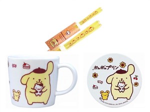 Pudding Sweets Series Mug Clear Chopstick Water Absorption Coaster