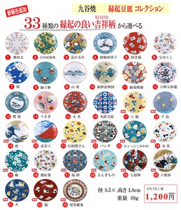 Kutani ware Small Plate KISSYO Vol.2 13-types [2022 NEW]