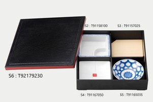 Mino ware Divided Plate Set Bento Box Made in Japan
