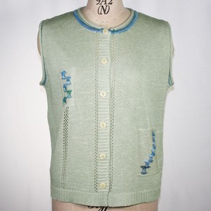 Vest/Gilet Color Palette Knitted Made in Japan