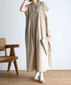 Casual Dress French Sleeve Cambric Cotton