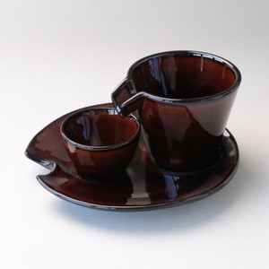 Mino ware Barware Brown Made in Japan