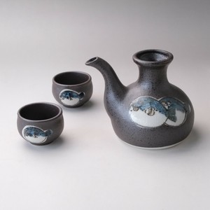 福ふぐ　酒器揃　美濃焼（日本製）