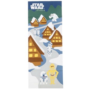 【薄手タオル】スターウォーズ てぬぐい 雪の町