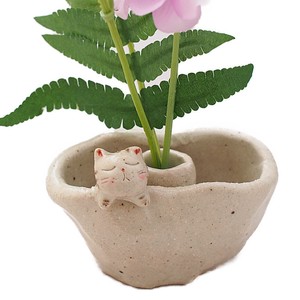 Flower Vase Cat Tiger