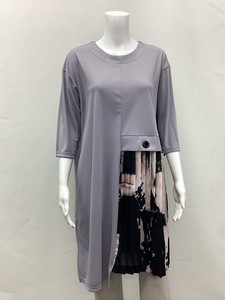 Casual Dress Pudding Tops Ladies Switching