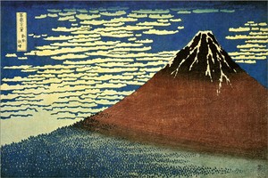 Ukiyoe(A Woodblock Print) Thirty Six Gaifu Clear Weather Art & Design Book
