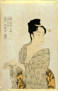 Ukiyoe(A Woodblock Print) Printmaking Sheet Ladies Cheating