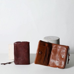 Bifold Wallet Genuine Leather Men's