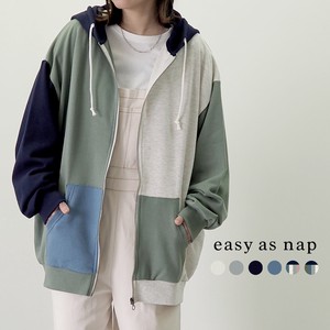 【easy as nap】【2022春】ビッグZIPパーカー「2022新作」