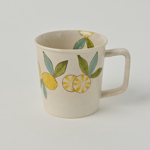 HASAMI Ware Lemon Mug Hand-Painted Made in Japan