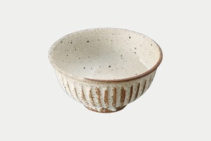 陶彩「ナチュラルT」釉（ベージュ） 飯碗 大【日本製】