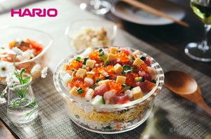 『HARIO』日本製 耐熱ガラス製ホールケーキ型5号　HWCK-100-BK（ハリオ）