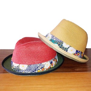 Natural Hat Two Tone Japanese Pattern