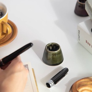 美浓烧 厨房用品 笔筒 西式餐具 3.5cm 日本制造