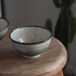 市原製陶 いえねこ ごはん茶碗 サバトラ(青)[日本製/美濃焼/和食器]