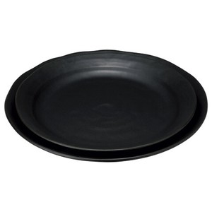 黒マットクラフト7.0皿[ 料理皿　丸皿　和食器　業務用食器　美濃焼]
