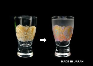 Ginjo Glass Firework Mino Ware Ginjo Glass Glass Made in Japan Pottery