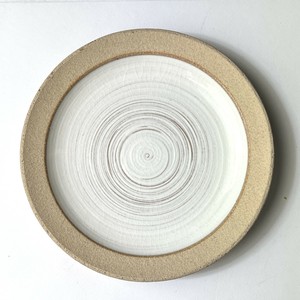 なか粉引き皿