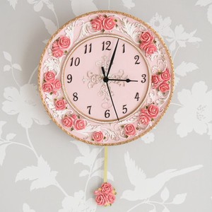 ★大創業祭SALE★ロココ調 薔薇の壁掛け時計
