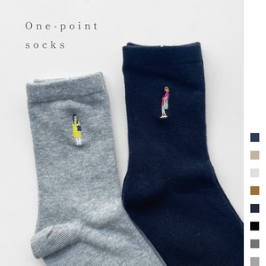 Embroidery Short Socks