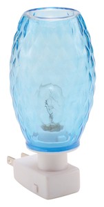ガラスアロマライト コンセント型  ロザンジュ　ブルー　21030