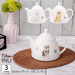 Teapot single item 650ml 3-types