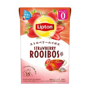 リプトン 紅茶 ティーバッグ  ストロベリー ルイボスティー1箱（15袋）