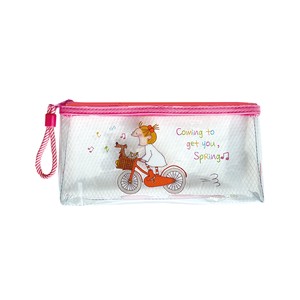 Clear Pencil Case Bicycle