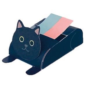 Sticky Notes Animal Black Cats Die-cut