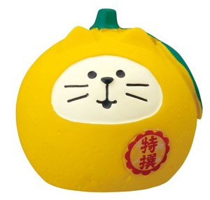 concombre Ornament Ornament Fruit Cat Daruma Yuzu 405