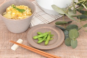 MU釉 グレージュマルチボール 蓋 茶系 洋食器 丸型ボール 日本製 美濃焼 おしゃれ モダン