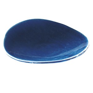 藍楕円たわみ9寸皿 青系 和食器 楕円皿・変形皿 日本製 美濃焼 おしゃれ モダン
