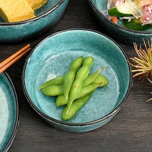 kasane トルコ釉 鉢小 緑系 和食器 小鉢 日本製 美濃焼 おしゃれ モダン