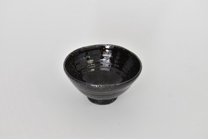 黒釉天目流し飯碗 和食器 飯碗 日本製 美濃焼 茶碗 おしゃれ モダン