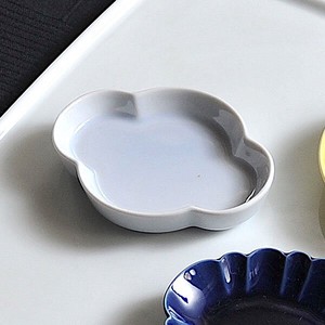 チップブルー雲小皿 青系 和食器 松花堂 日本製 美濃焼 おしゃれ モダン
