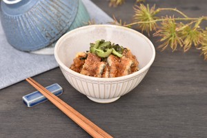 Mino ware Pre-order Rice Bowl Horitokusa Made in Japan