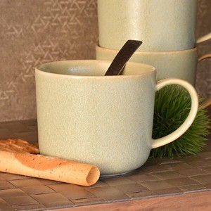 MU釉 シルバーグリーンマグカップ 緑系 洋食器 マグカップ 日本製 美濃焼 カフェ風