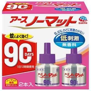 アース製薬 【予約販売】アースノーマット 取替えボトル90日用 無香料 2本入