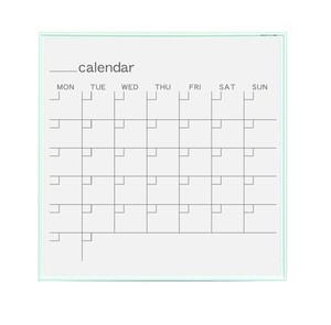 Enamel Office Furniture Calendar enamel 610 x 610mm Made in Japan