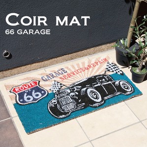 【玄関マット】Coir mat コイヤーマット［66 GARAGE］＜アメリカン雑貨＞