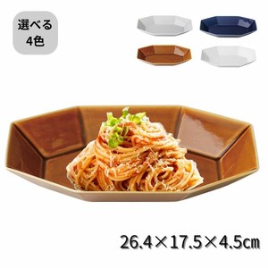美浓烧 大餐盘/中餐盘 陶器 26.4cm 日本制造