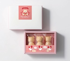 【母の日専用商品】くまモナカ堂　くまの手作りあんバターモナカ　3個入【出荷日固定・注文締切有】
