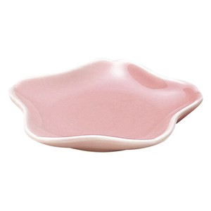 【在庫限り】[特価]桜型桃色小皿